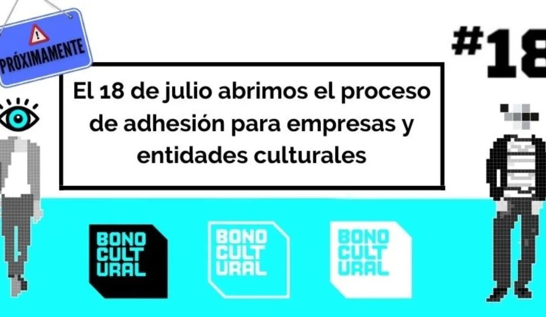 El Ministeri obrirà el pròxim 18 de juliol el procés d’adhesió de les empreses i entitats culturals al programa del BONUS CULTURAL JOVE